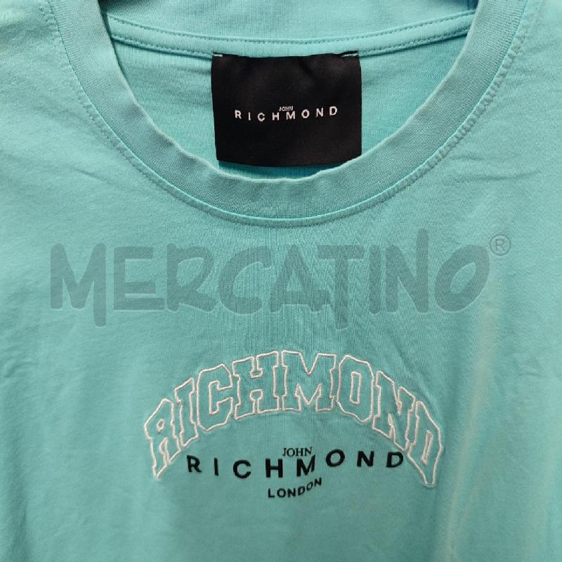 T SHIRT UOMO RICHMOND AZZ SCRITTA LOGO CUC BIANCO | Mercatino dell'Usato Corbetta 2