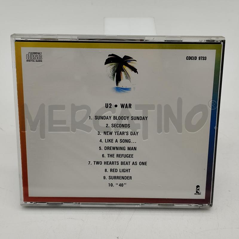 U2 WAR CD MUSICALE  | Mercatino dell'Usato Corbetta 2