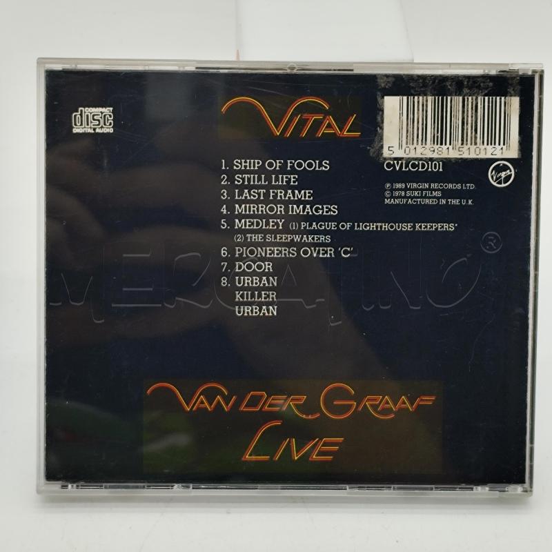 VAN DER GRAAF LIVE VITAL CD MUSICALE | Mercatino dell'Usato Corbetta 2