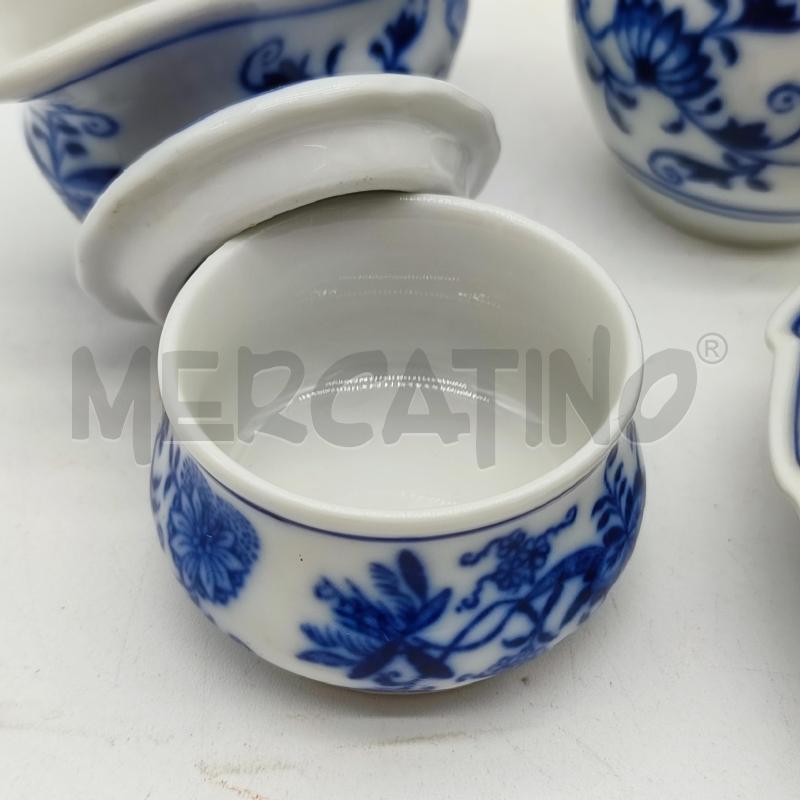 VASETTI CERAMICA ZWEBELMUSTER 4PZ  | Mercatino dell'Usato Corbetta 3