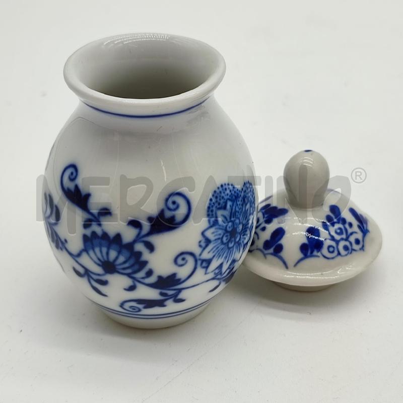 VASETTI CERAMICA ZWEBELMUSTER 4PZ  | Mercatino dell'Usato Corbetta 4