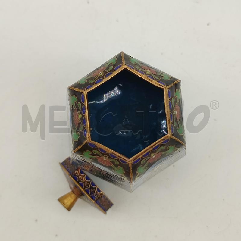 VASETTO CLOISONNE TONI BLU | Mercatino dell'Usato Corbetta 4