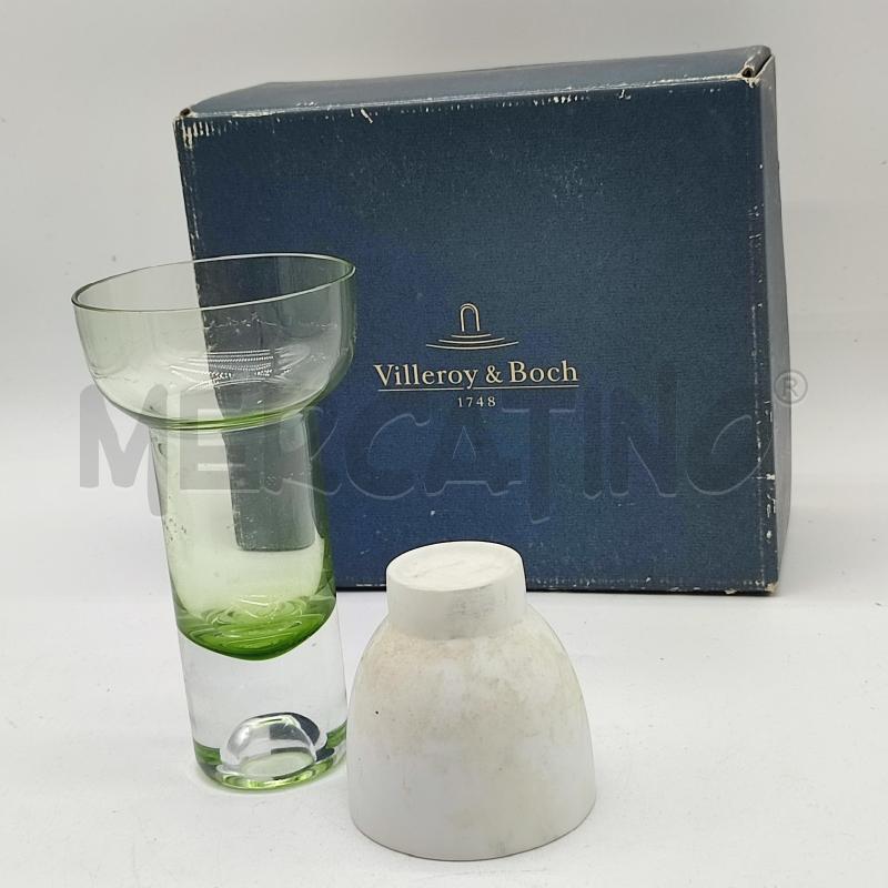 VASETTO VILLEROY & BOCH SFUMATURE VERDI COP. BIANCO | Mercatino dell'Usato Corbetta 2