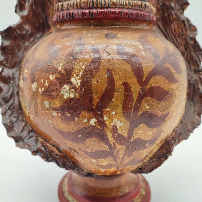 VASO ANTICO IN COTTO MANICI CREATURE ALATE | Mercatino dell'Usato Corbetta 3