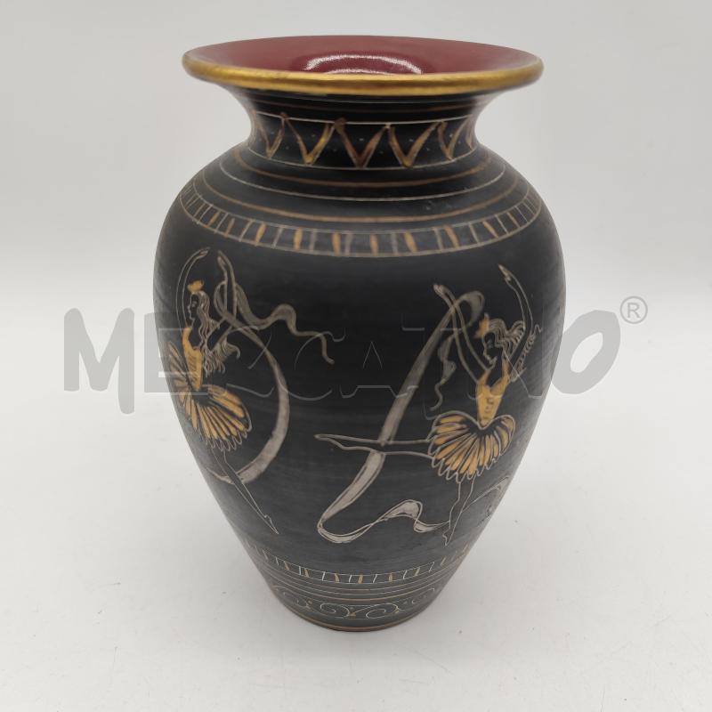 VASO DERUTA NERO BALLERINE DORATE | Mercatino dell'Usato Corbetta 1