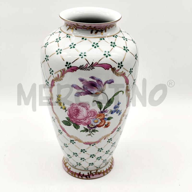 VASO ELIOS CORSO ITALIA ROMBI FOGLIE ICONA FIORI | Mercatino dell'Usato Corbetta 1