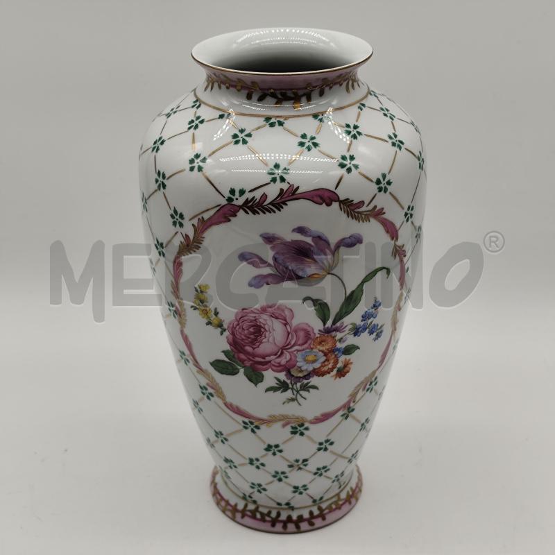 VASO ELIOS CORSO ITALIA ROMBI FOGLIE ICONA FIORI | Mercatino dell'Usato Corbetta 3