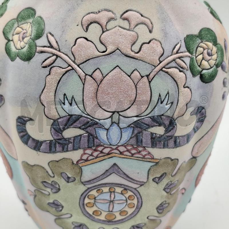 VASO KILN ART SABBIATO FANTASIA ROSA/AZZ | Mercatino dell'Usato Corbetta 3