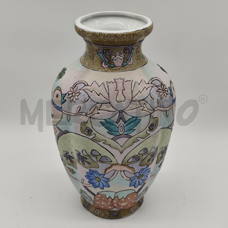 VASO KILN ART SABBIATO FANTASIA ROSA/AZZ | Mercatino dell'Usato Corbetta 4