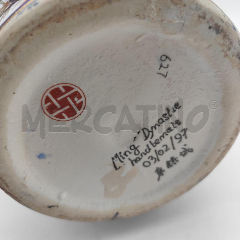 VASO ORIENTALE 60CM MING DYNASTIE HAND BEMADT | Mercatino dell'Usato Corbetta 5