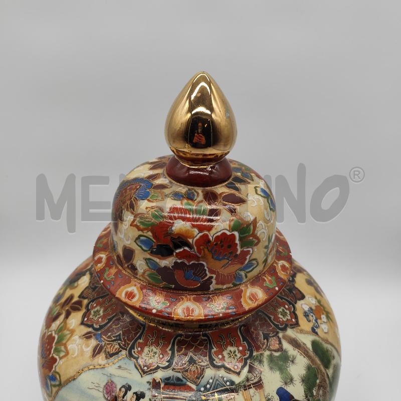 VASO ROYAL SATSUMA CHINA 286 SPICCHI SCENE FIORI | Mercatino dell'Usato Corbetta 2
