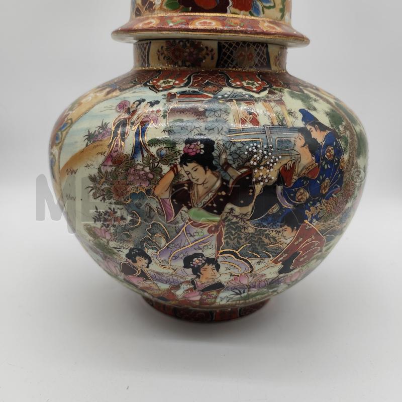 VASO ROYAL SATSUMA CHINA 286 SPICCHI SCENE FIORI | Mercatino dell'Usato Corbetta 3
