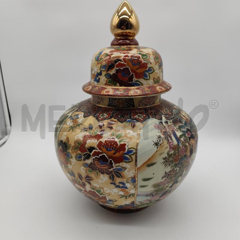 VASO ROYAL SATSUMA CHINA 286 SPICCHI SCENE FIORI | Mercatino dell'Usato Corbetta 4