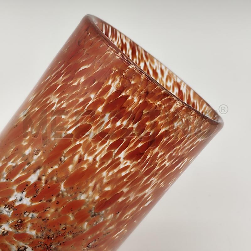 VASO VETRO DI MURANO ARTE TUMBLER ROSSO | Mercatino dell'Usato Corbetta 3