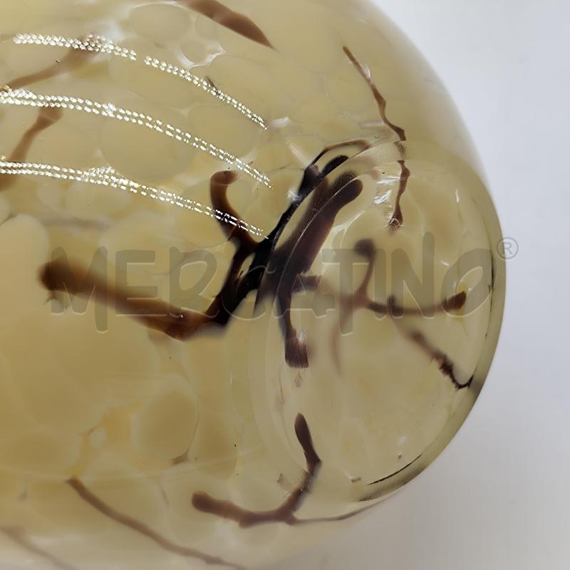 VASO VETRO GOCCE SABBIA 32CM | Mercatino dell'Usato Corbetta 3