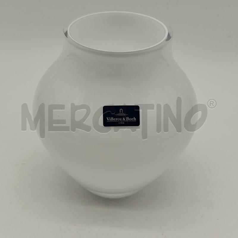 VASO VETRO VILLEROY & BOCH BIANCO | Mercatino dell'Usato Corbetta 1