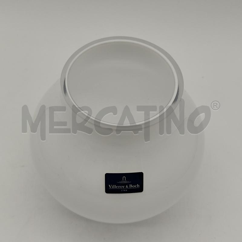 VASO VETRO VILLEROY & BOCH BIANCO | Mercatino dell'Usato Corbetta 2