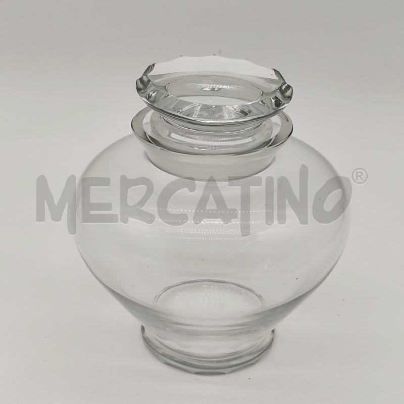 VASO VETRO VINTAGE BOMBATO | Mercatino dell'Usato Corbetta 1