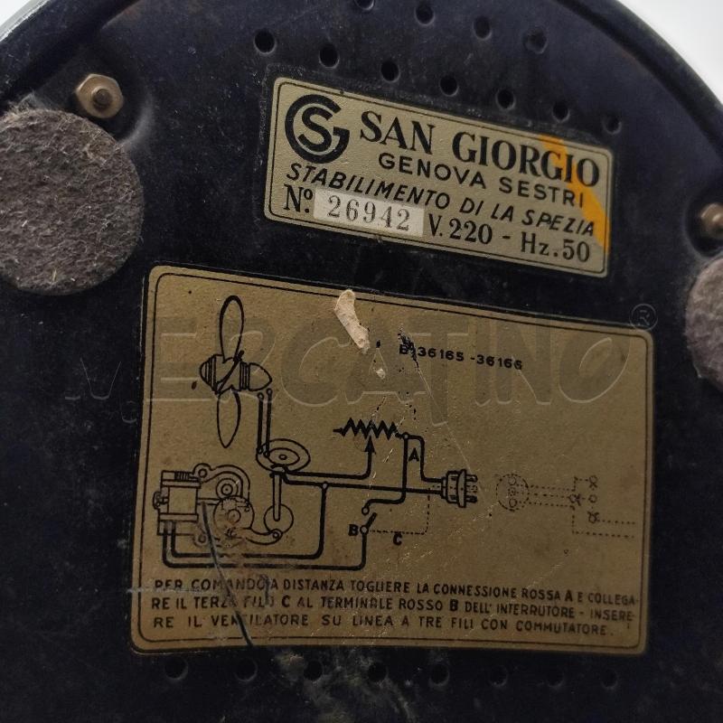 VENTILATORE SAN GIORGIO IN BACHELITE | Mercatino dell'Usato Corbetta 5