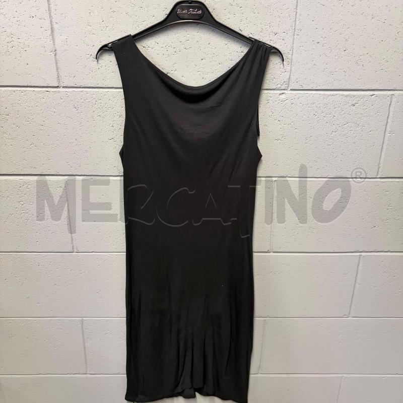 VESTITO DONNA ARMANI JEANS S/M NERO SCOLLO RETRO | Mercatino dell'Usato Corbetta 1