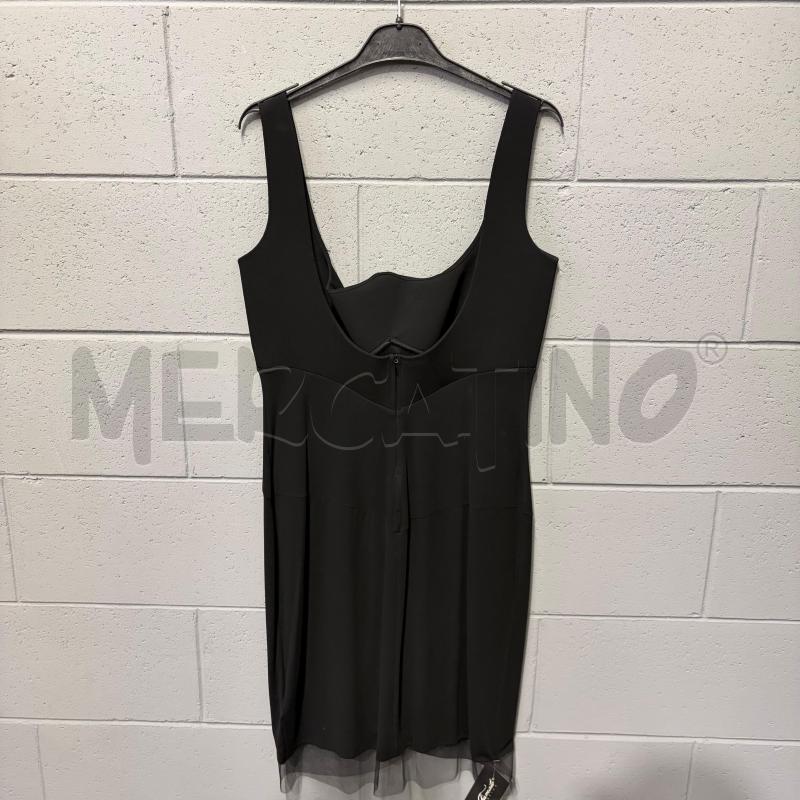 VESTITO DONNA BLUMARINE S NERO PETTO SAGOM FIOCCO FIANCO | Mercatino dell'Usato Corbetta 2