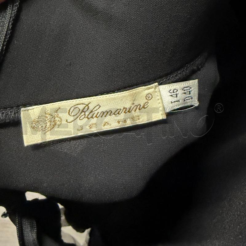 VESTITO DONNA BLUMARINE S NERO PETTO SAGOM FIOCCO FIANCO | Mercatino dell'Usato Corbetta 3
