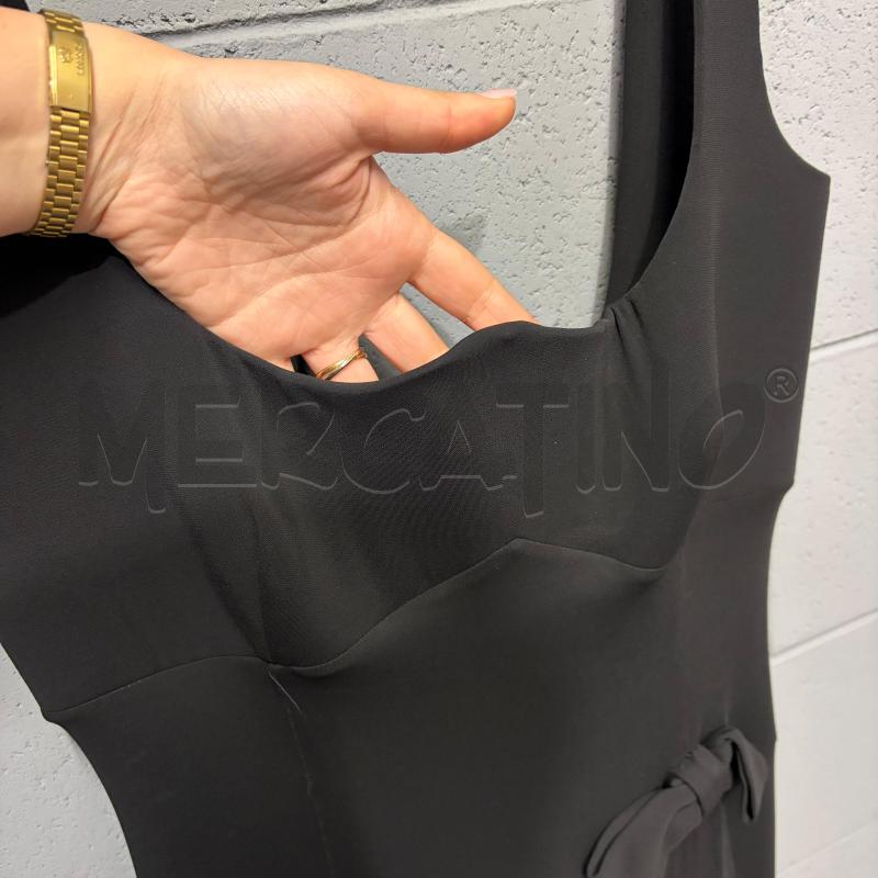 VESTITO DONNA BLUMARINE S NERO PETTO SAGOM FIOCCO FIANCO | Mercatino dell'Usato Corbetta 4