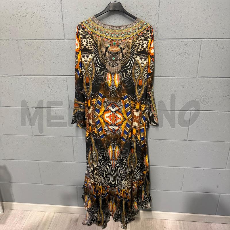 VESTITO DONNA CZARINA DECORO JAQUARD STRASS ST PIUME/ANIMALIER/JAQUARD | Mercatino dell'Usato Corbetta 5