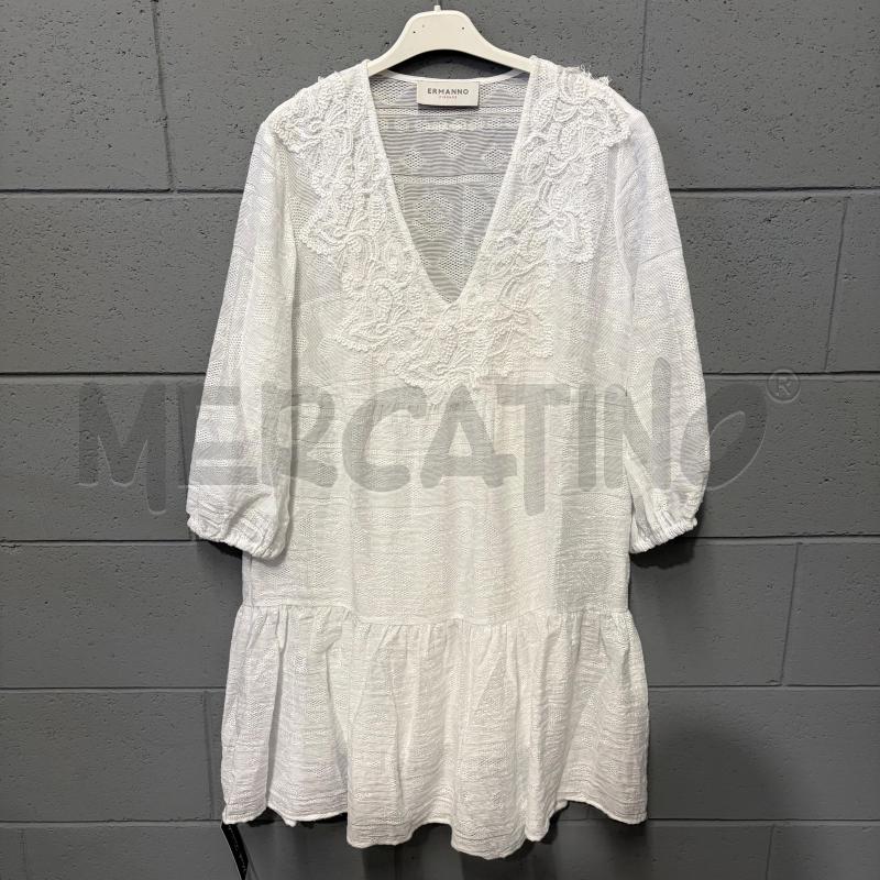 VESTITO DONNA ERMANNO FIRENZE M/L SCOLLO V JAQUARD | Mercatino dell'Usato Corbetta 1