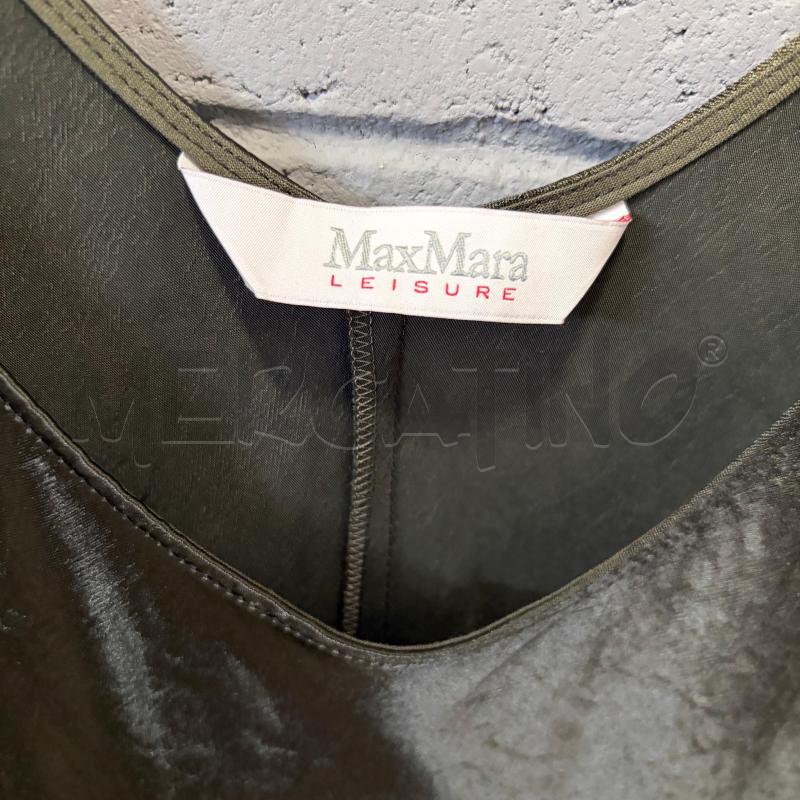 VESTITO DONNA MAX MARA LEISURE S/M VERDE RASO LUNGO | Mercatino dell'Usato Corbetta 2