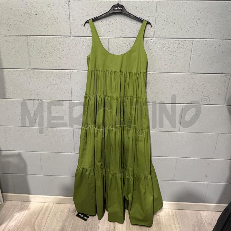 VESTITO DONNA MICHAEL KORS S VERDE LUNGO STRISCE | Mercatino dell'Usato Corbetta 1