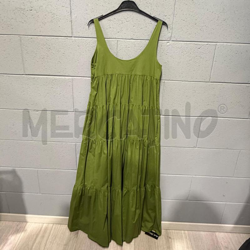VESTITO DONNA MICHAEL KORS S VERDE LUNGO STRISCE | Mercatino dell'Usato Corbetta 3