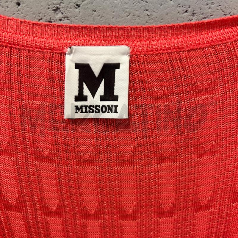VESTITO DONNA MISSONI ARANCIO TRAMA RILIEVO ARRICCIATO | Mercatino dell'Usato Corbetta 2
