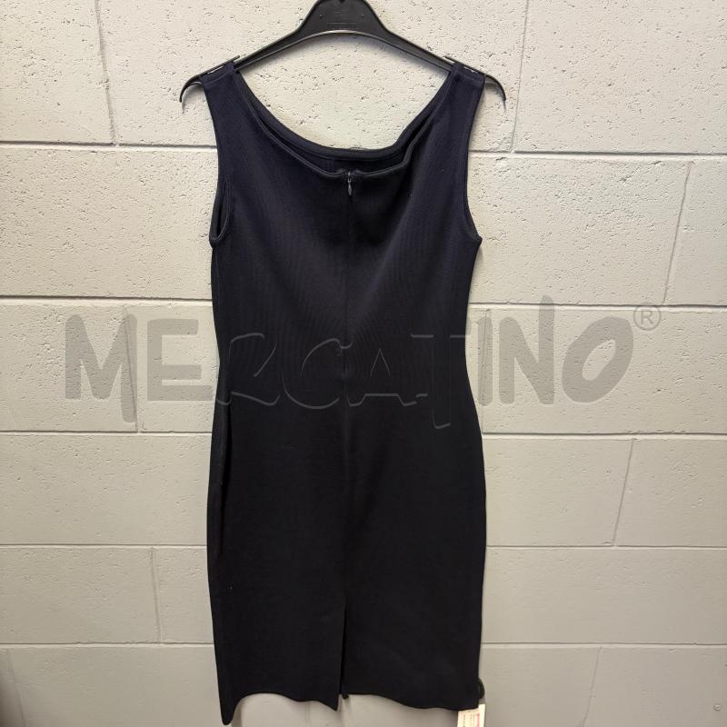 VESTITO DONNA PRADA S/M BLU COTONE STRETCH TUBINO | Mercatino dell'Usato Corbetta 4