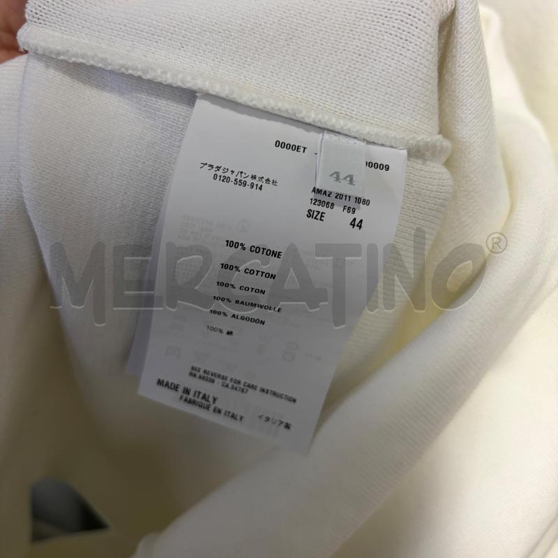 VESTITO DONNA PRADA S/M PANNA COTONE STRETCH TUBINO | Mercatino dell'Usato Corbetta 5