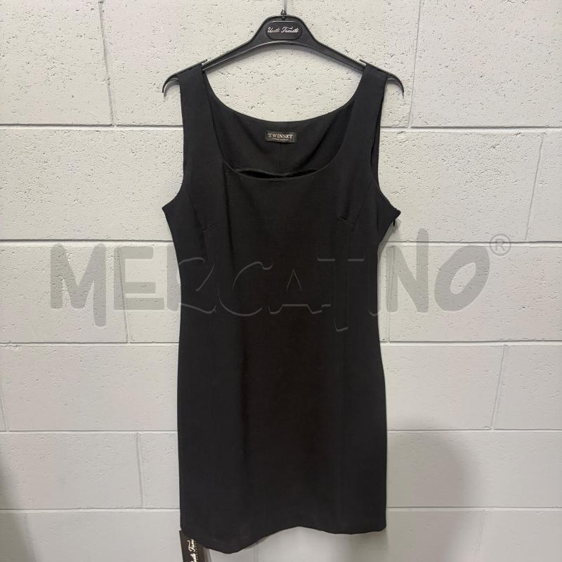 VESTITO DONNA TWINSET S/M NERO MISTO LANA SAGOM  | Mercatino dell'Usato Corbetta 1