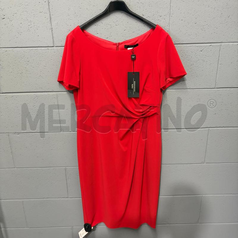 VESTITO DONNA WEEKEND M/M ROSSO LATO ARRICCIATURA  | Mercatino dell'Usato Corbetta 1