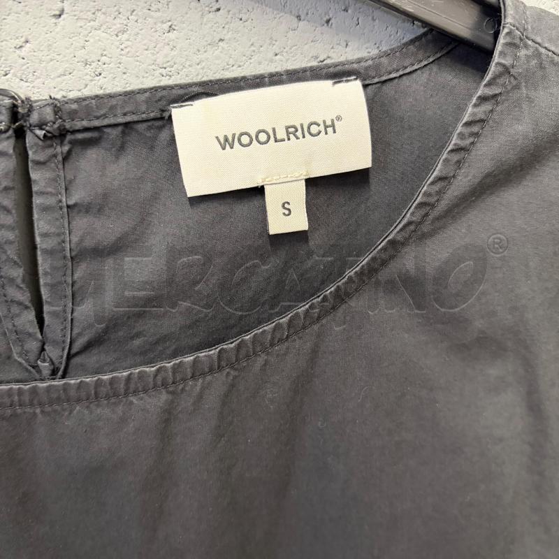 VESTITO DONNA WOOLRICH S/M GRIGIO SCURO LUNGO COTONE | Mercatino dell'Usato Corbetta 2
