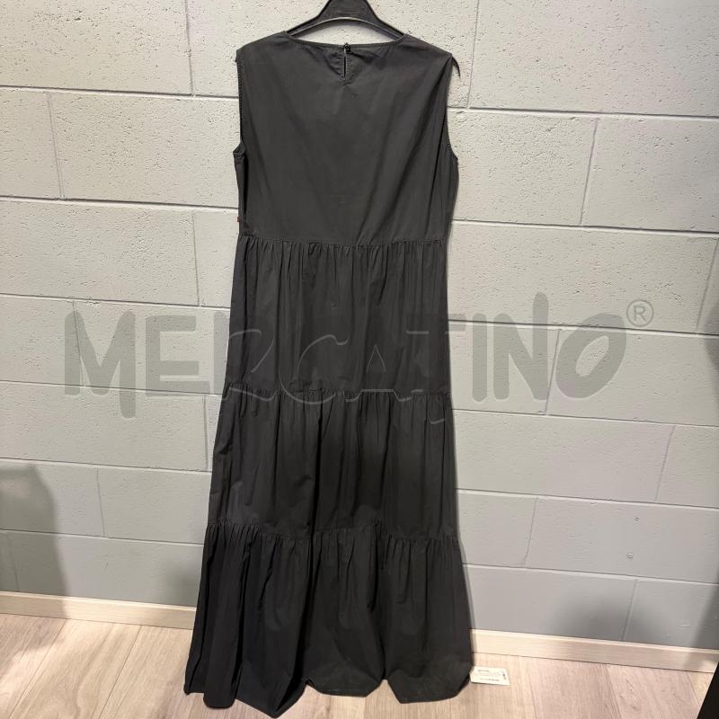VESTITO DONNA WOOLRICH S/M GRIGIO SCURO LUNGO COTONE | Mercatino dell'Usato Corbetta 4