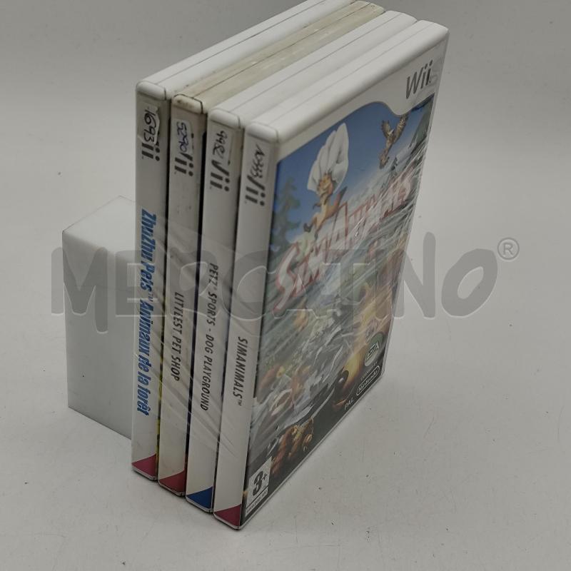VIDEOGIOCHI 4 PEZZI NINTENDO WII   | Mercatino dell'Usato Corbetta 1