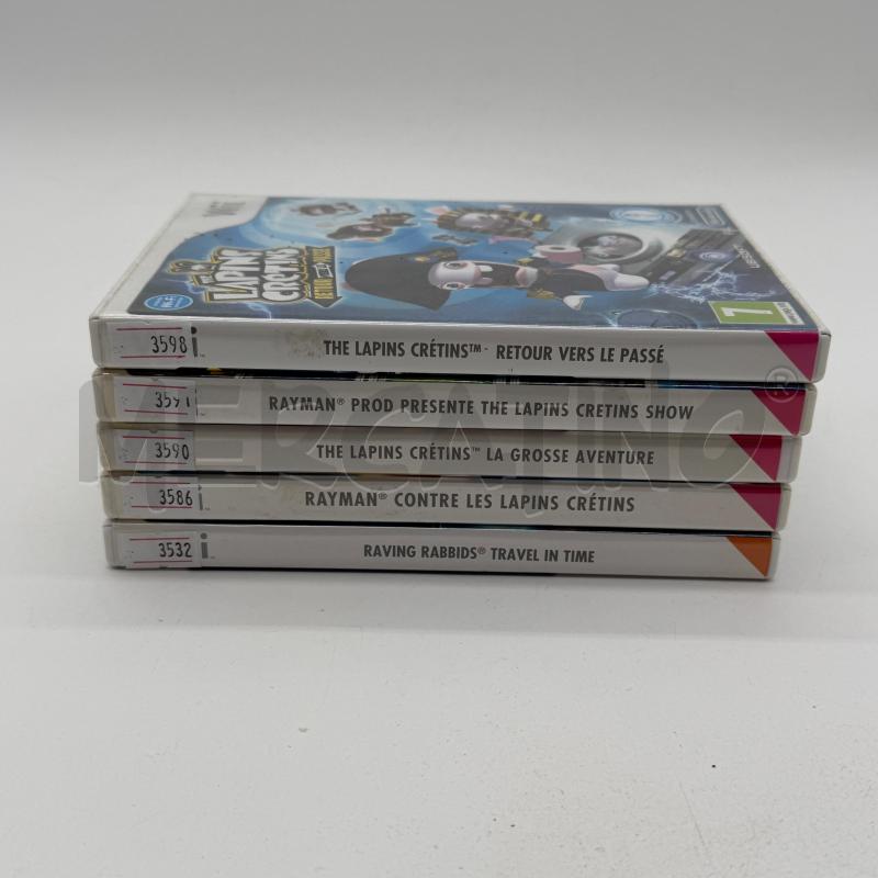 VIDEOGIOCHI LOTTO 5PZ RAYMAN RAVING RABBIDS NINTENDO WII   | Mercatino dell'Usato Corbetta 1
