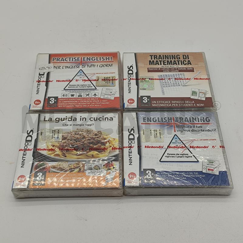 VIDEOGIOCHI NINTENDO DS SIGILLATI 4PZ | Mercatino dell'Usato Corbetta 1