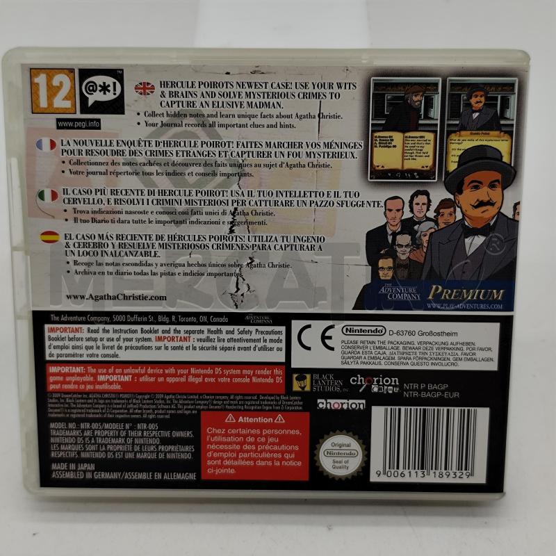 VIDEOGIOCO AGATHA CHRISTIE THE ABC MURDERS NINTENDO DS | Mercatino dell'Usato Corbetta 2