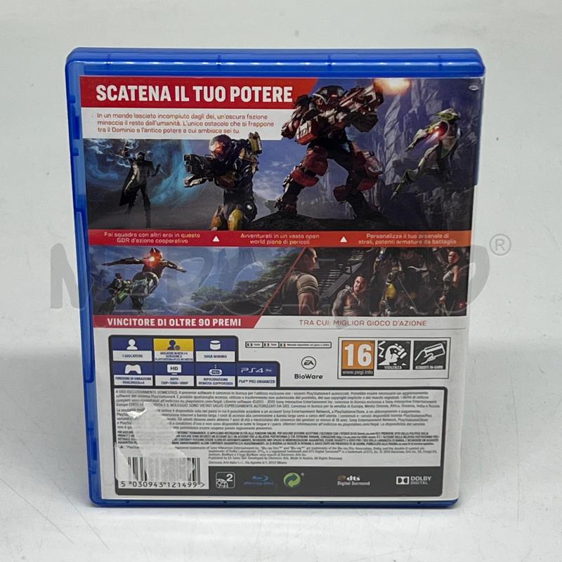 VIDEOGIOCO ANTHEM PLAYSTATION 4 PS4 G11057  | Mercatino dell'Usato Corbetta 2
