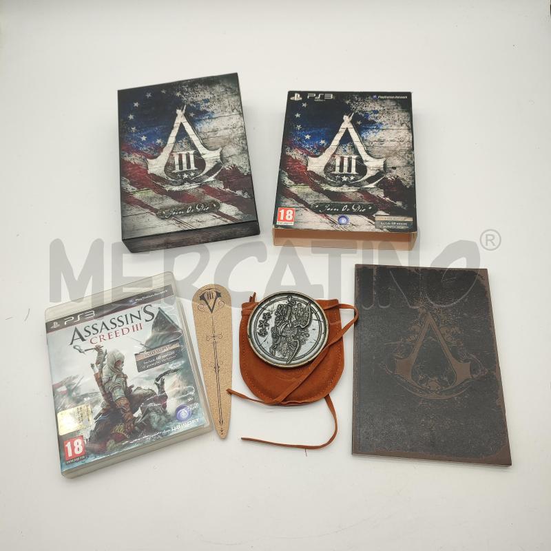 VIDEOGIOCO ASSASSIN'S CREED III JOIN OR DIE LIMITED EDITION PS3 G11916 | Mercatino dell'Usato Corbetta 2