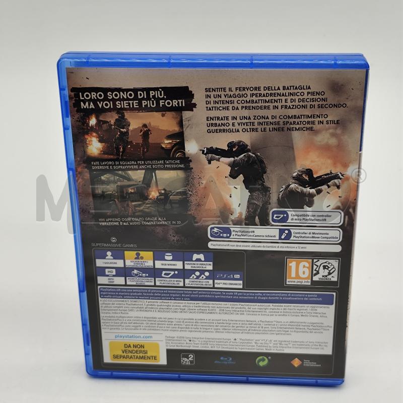 VIDEOGIOCO BRAVO TEAM PLAYSTATION 4 PS4 G540 | Mercatino dell'Usato Corbetta 2