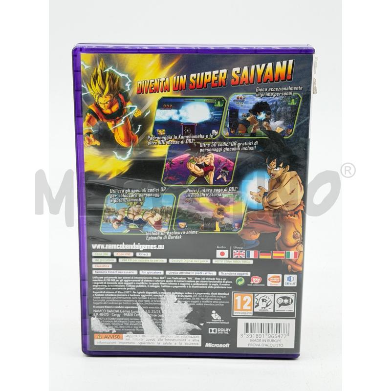 VIDEOGIOCO DRAGONBALL Z PER KINECT XBOX 360 G1620 | Mercatino dell'Usato Corbetta 2