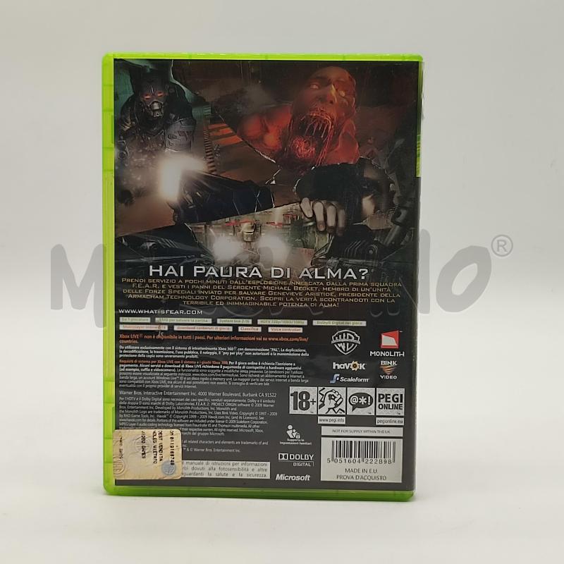 VIDEOGIOCO F.E.A.R. 2 PROJECT ORIGINS XBOX 360 G3233  | Mercatino dell'Usato Corbetta 2