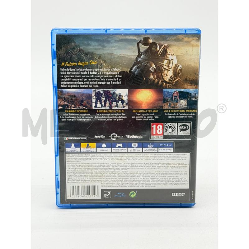 VIDEOGIOCO FALLOUT 76 PLAYSTATION 4 PS4 G3469 | Mercatino dell'Usato Corbetta 2