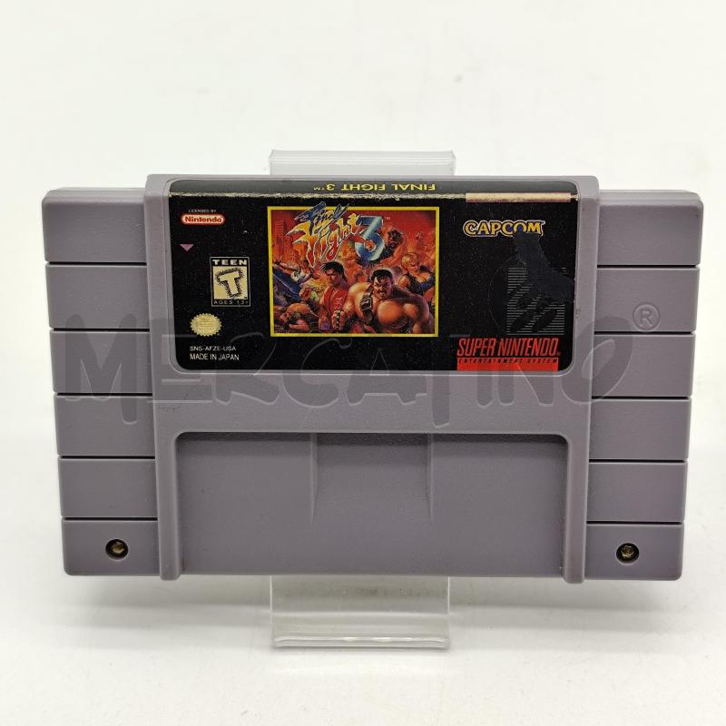 VIDEOGIOCO FINAL FIGHT 3 CAPCOM NES NINTENDO G11036 | Mercatino dell'Usato Corbetta 1